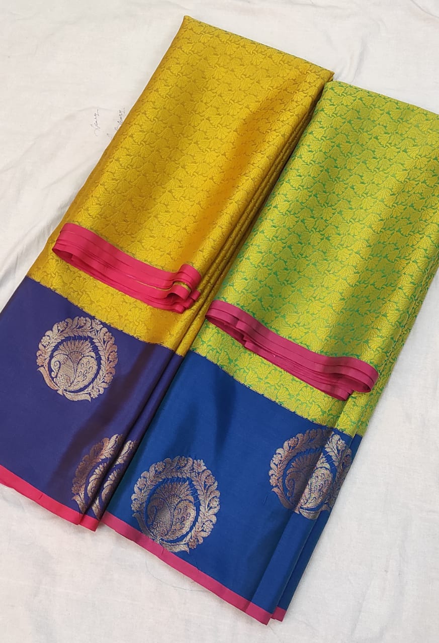 Banarasi Kora Muslin Tanchui Soft Silk Saree