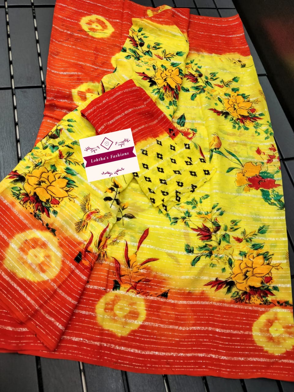 Geoargete floral sarees