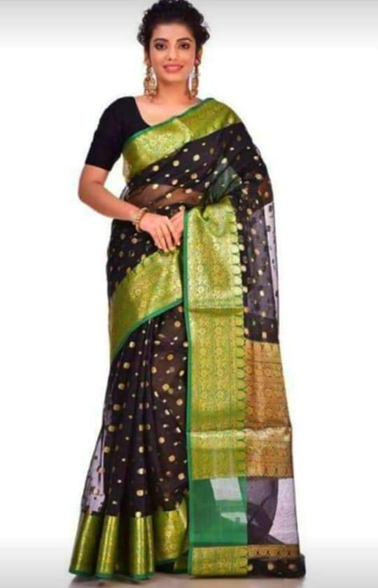 organza  silk sarees